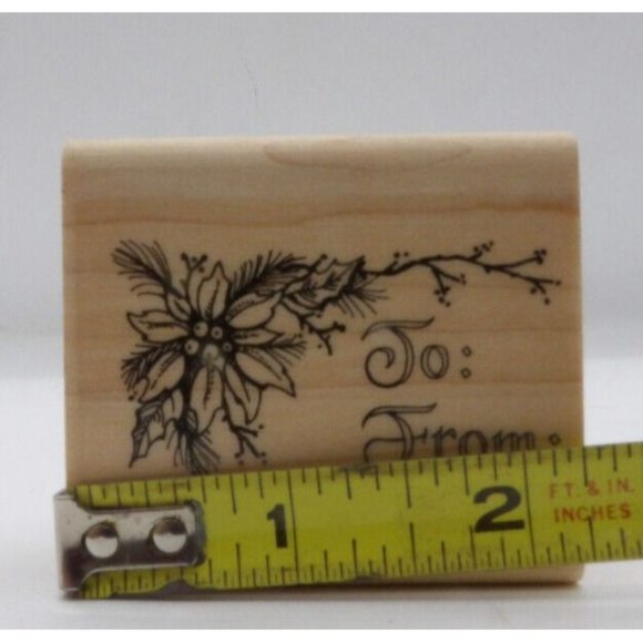 Stamps Set Nature's Christmas Stampin' Up! Set of 7 with box © 1997 - Picture 13 of 16